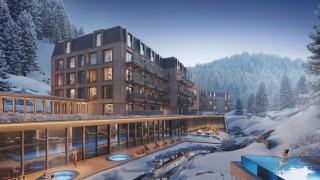 Pierwszy kompleks apartamentowy Saltic Resort & Spa w górach. Częścią inwestycji m.in. zabytkowy park