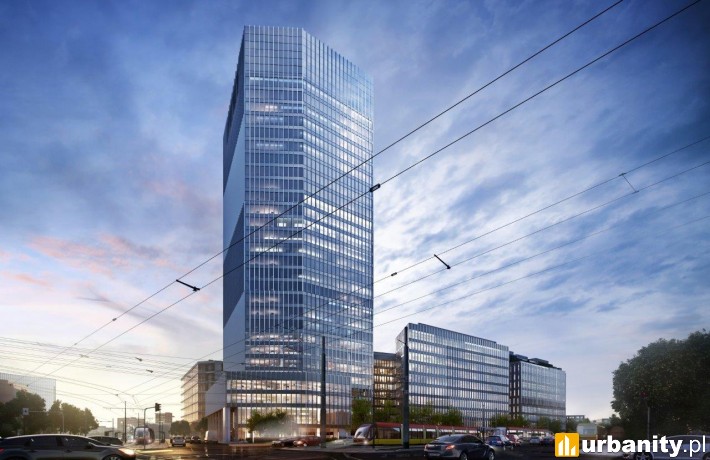 Projekt kompleksu biurowego Spark w Warszawie