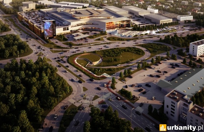 Wizualizacja galerii Libero w Katowicach