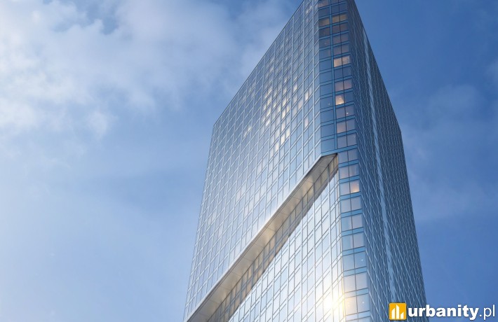 Nowa wizualizacja wieży Liberty Tower w Warszawie, wiz. materiały inwestora