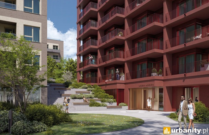 Kolejny etap osiedla Modern Mokotów, wiz. materiały dewelopera