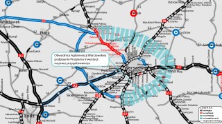 Jest finansowanie dla Obwodnicy Aglomeracji Warszawskiej, wiz. materiały inwestora