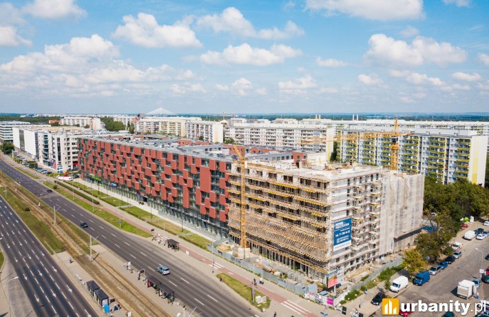 Budowa inwestycji Pixel we Wrocławiu - wrzesień 2019 r.