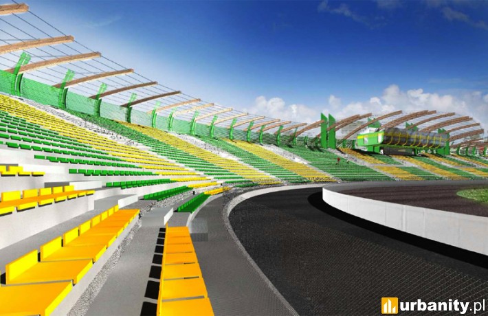 Projekt stadionu żużlowego w Zielonej Górze