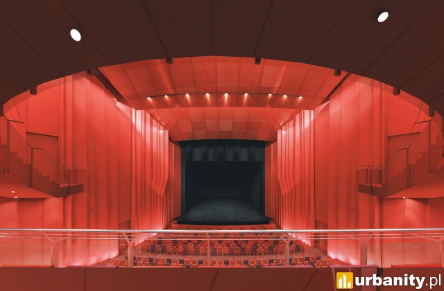 Nowa siedziba Teatru Muzycznego w Poznaniu, wiz. materiały inwestora