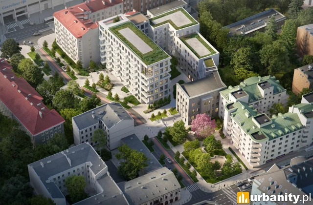 Projekt inwestycji Brzeska 24 w Warszawie, wiz. Grupa 5 Architekci