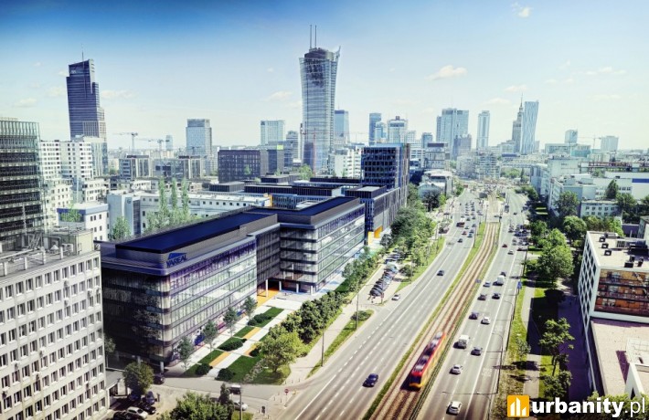 Tak wyglądał będzie kompleks biurowy firmy Yareal w Warszawie