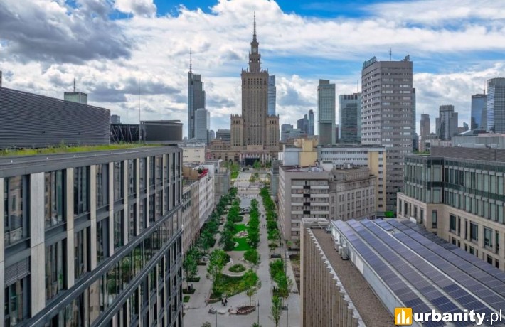 Nowa Złota niemal gotowa. W centrum Warszawy powstał zielony deptak, fot. Cezary Warś, UM Warszawa