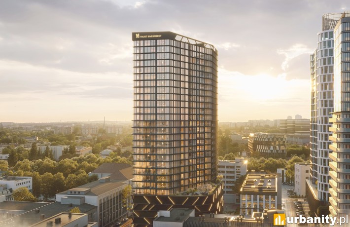 O27 Apartamenty Opolska - pierwszy w pełni przeszklony apartamentowiec, wiz. materiały inwestora