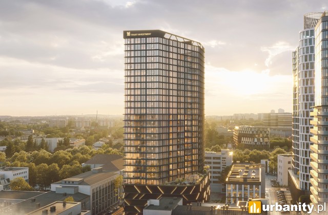 O27 Apartamenty Opolska - pierwszy w pełni przeszklony apartamentowiec, wiz. materiały inwestora