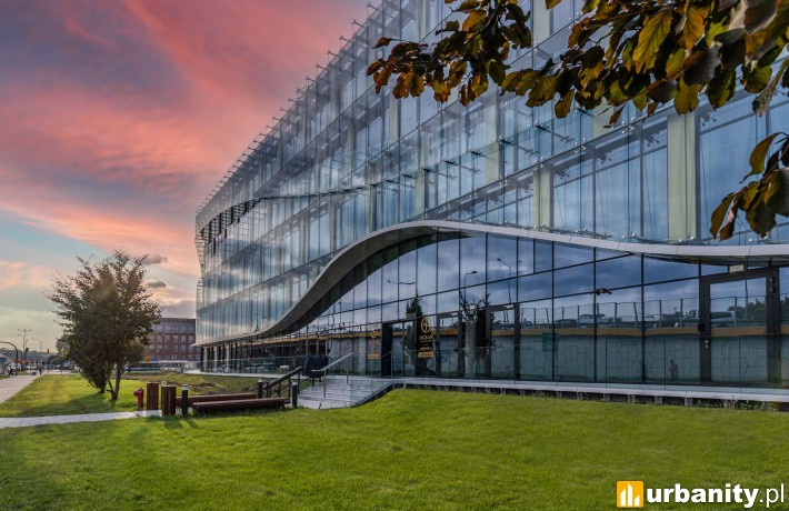 Pierwszy z biurowców kompleksu Ocean Office Park w Krakowie, fot. materiały prasowe