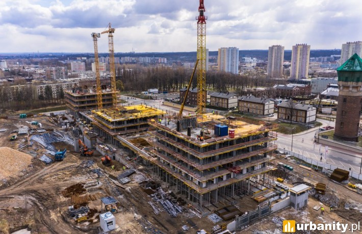 Budowa Pierwszej Dzielnicy - marzec 2020 fot. TDJ Estate