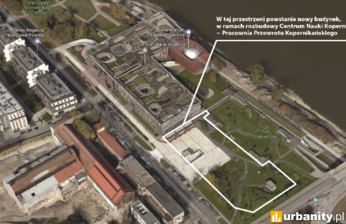Działka na której stanie przyszły gmach PPK