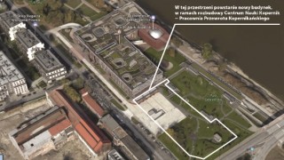 Pracownia Przewrotu Kopernikańskiego stanie przy Centrum Nauki Kopernik w Warszawie