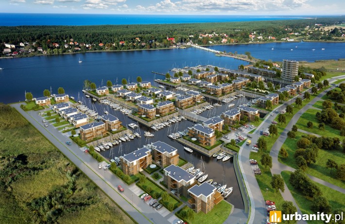 Wizualizacja osiedla Sol Marina w Gdańsku