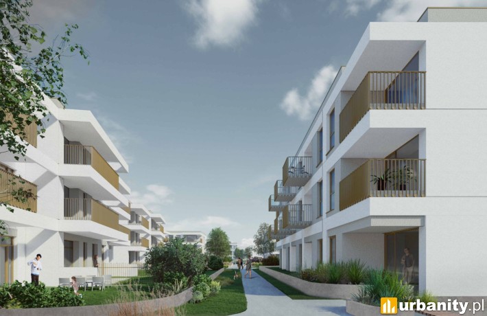 Osiedle U-City w Warszawie, wizualizacja, wiz. materiały dewelopera