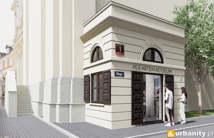 Tak wyglądał będzie po remoncie najmniejszy budynek w Warszawie, wiz. materiały inwestora