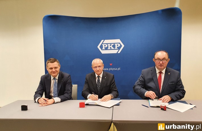 Podpisanie porozumienia PKP S.A. - Oleśnica,  fot. PKP S.A.