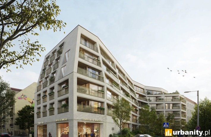 Projekt inwestycji Grobla 19b w Poznaniu, wiz. materiały dewelopera