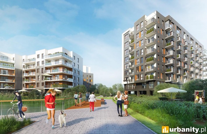 Budynek nr 10 na osiedlu Lake Park Apartments w Warszawie