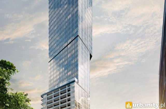 Nowa wizualizacja wieży Liberty Tower w Warszawie, wiz. materiały inwestora