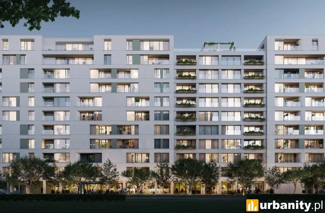 Projekt inwestycji mieszkaniowej premium Monument w Krakowie, wiz. Noho