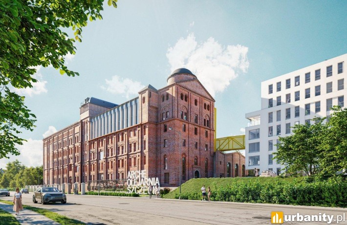 Projekt renowacji Olejarni w Szczecinie, wiz. materiały inwestora