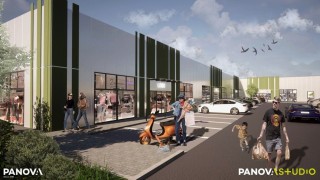 Wizualizacja parku handlowego w Nysie, wiz. P.A. Nova