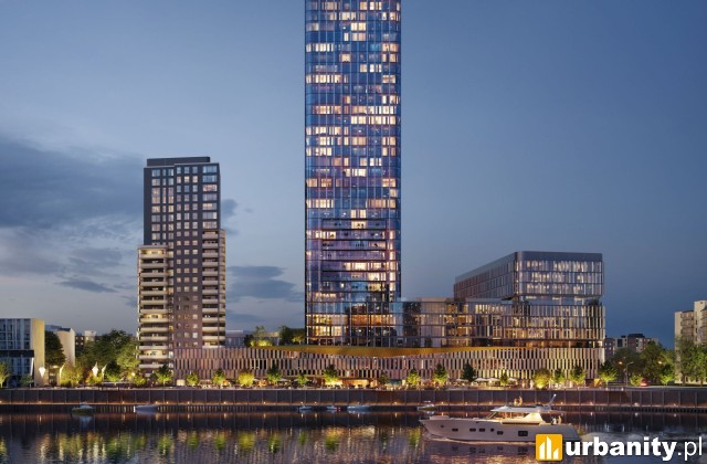Wizualizacja Quorum Tower we Wrocławiu, wiz. materiały inwestora