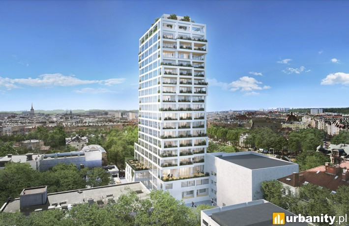 Wizualizacja inwestycji Sky Garden w Warszawie