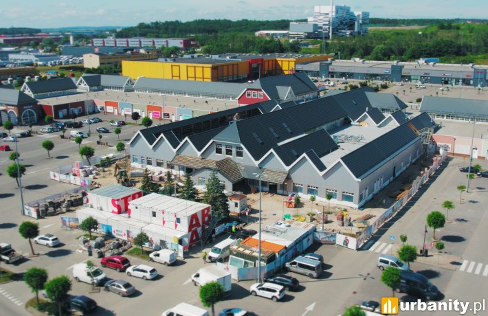Designer Outlet Gdańsk, postęp prac na lipiec 2024 roku, fot. materiały prasowe