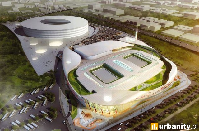 Tak wyglądać miała galeria w sąsiedztwie stadionu we Wrocławiu, fot. materiały prasowe