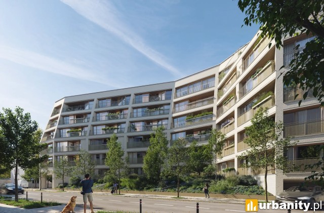 Projekt inwestycji Grobla 19b w Poznaniu, wiz. materiały dewelopera