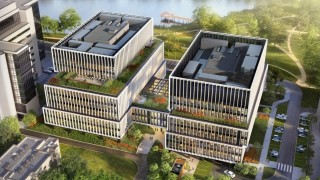 Energia wiatrowa zasila budowę biurowca na warszawskim Mokotowie