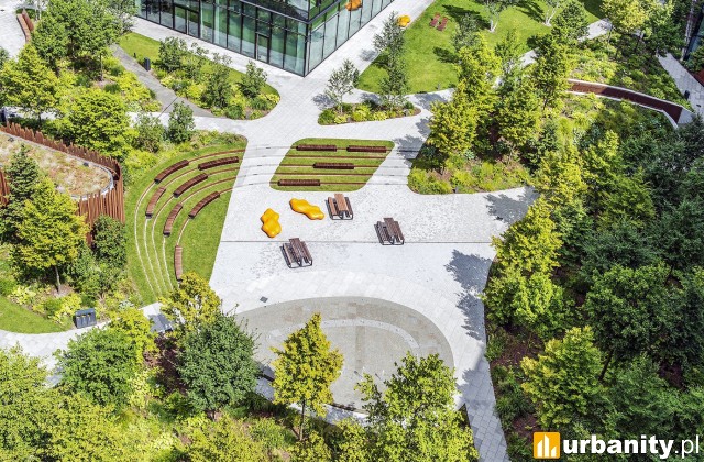 Biurowiec Forest ogród zieleń