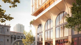 Projekt inwestycji SBM Powiśle w Śródmieściu, wiz. materiały inwestora