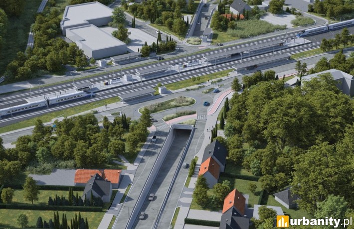 Tunel w Rembertowie, wizualizacja, wiz. materiały inwestora
