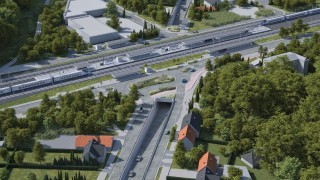 Tunel w Rembertowie, wizualizacja, wiz. materiały inwestora
