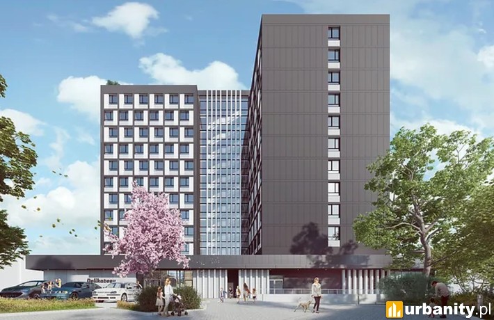 Apartamentowiec Brda w Bydgoszczy, wizualizacja, fot. materiały prasowe