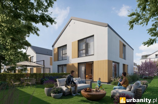 Projekt osiedla Esencja Wilanów, wiz. materiały dewelopera