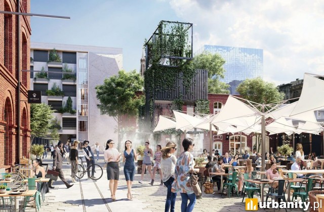 Projekt inwestycji wielofunkcyjnej Fern przy Piotrkowskiej w Łodzi, fot. OPG Property Professionals 
