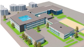 Nowy kompleks szkolno-przedszkolny w Toruniu, wiz. materiały inwestora