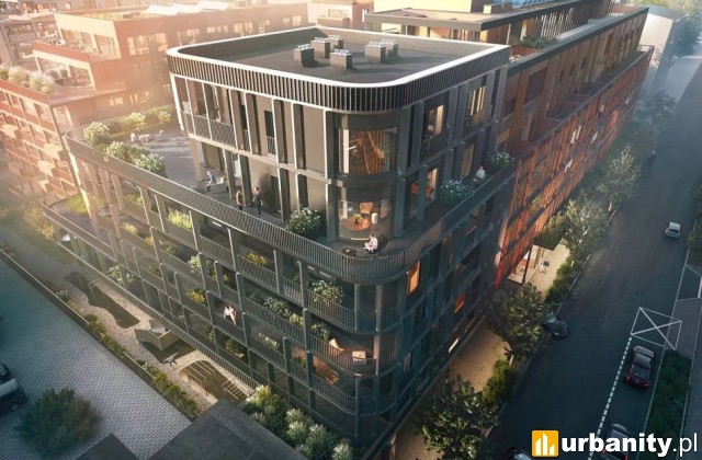 Luxsfera Apartamenty - projekt inwestycji w Łodzi, wiz. Design Lab Group