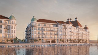 Marina Royale Darłowo, projekt inwestycji, wiz. materiały inwestora