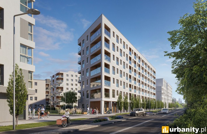 NU Warszawa Wola, wizualizacja II etapu, wiz. materiały dewelopera