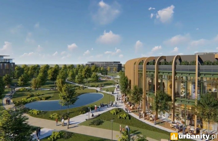 Wizualizacja galerii Wilanów Park w Warszawie. fot. materiały prasowe
