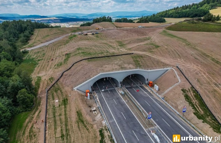 Gotowy odcinek drogi ekspresowej S3 na Dolnym Śląsku, fot. GDDKiA