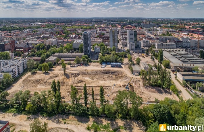 Ruszyła budowa osiedla Fama Jeżyce - czerwiec 2020 roku.