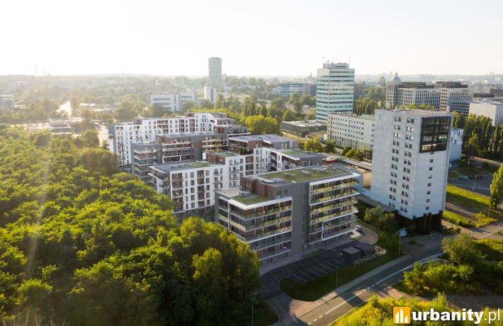Francuska Park w Katowicach, nowy etap, wiz. materiały dewelopera