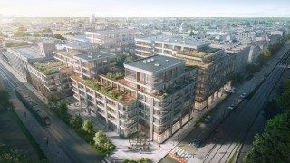 Kilińskiego 3A - projekt inwestycji w centrum Łodzi, wiz. Design Lab Group